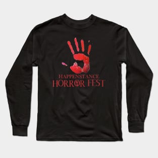 Happenstance Horror Fest Hand Red Logo Long Sleeve T-Shirt